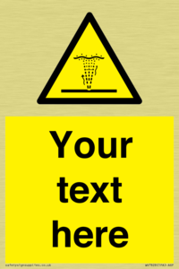 Custom warning geyser water jet